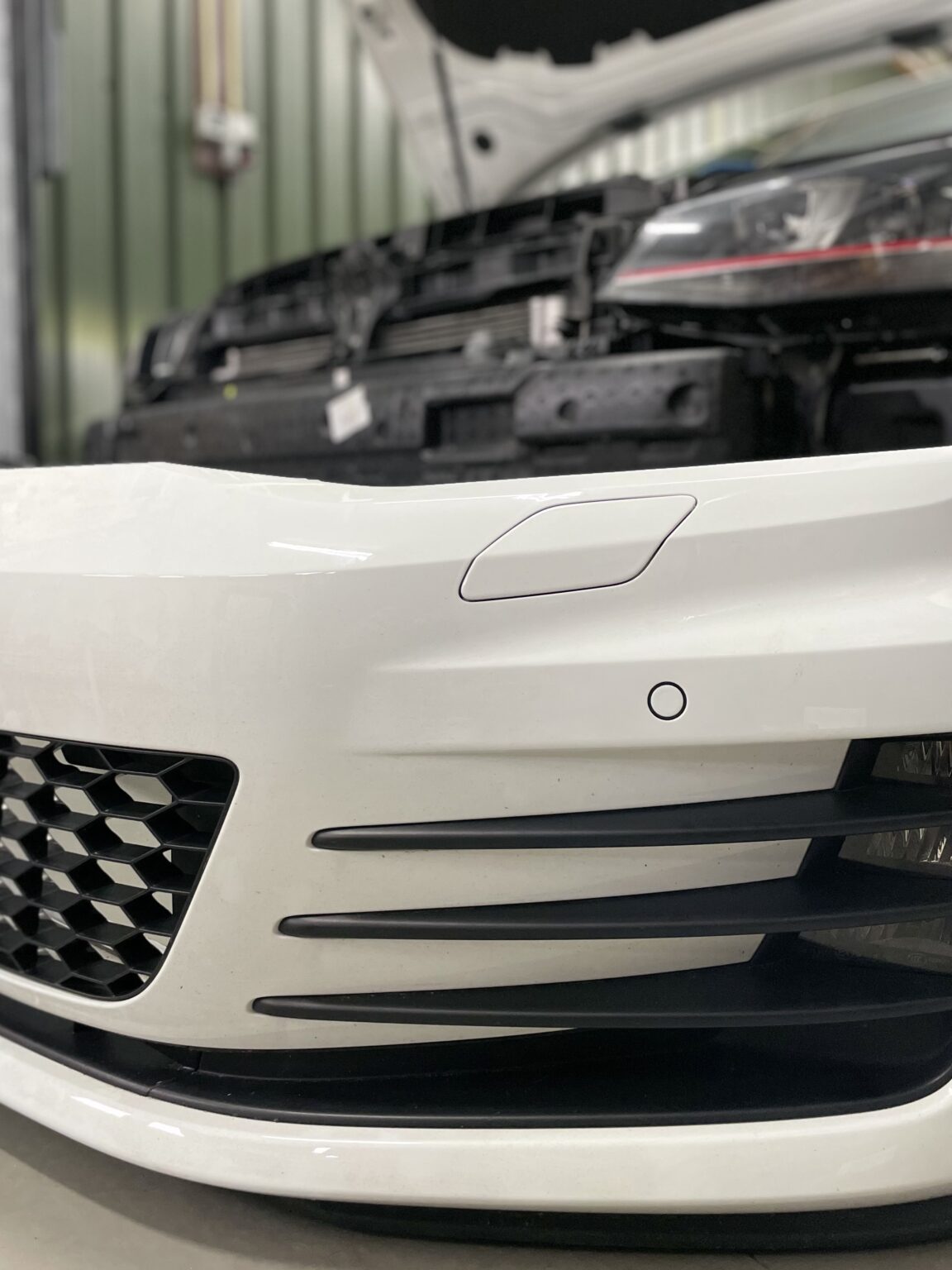 Inbouw Retrofit parkeersensoren bumper VW Golf 7 GTI